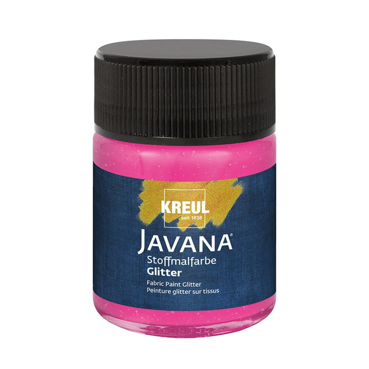 Colore per tessuti JAVANA glitter 50 ml | colori diversi