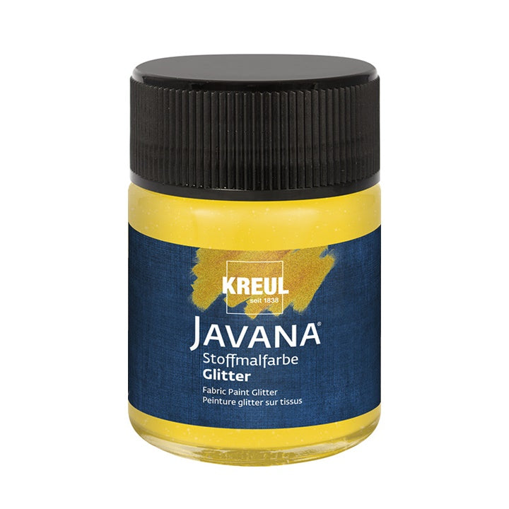 Colore per tessuti JAVANA glitter 50 ml | colori diversi