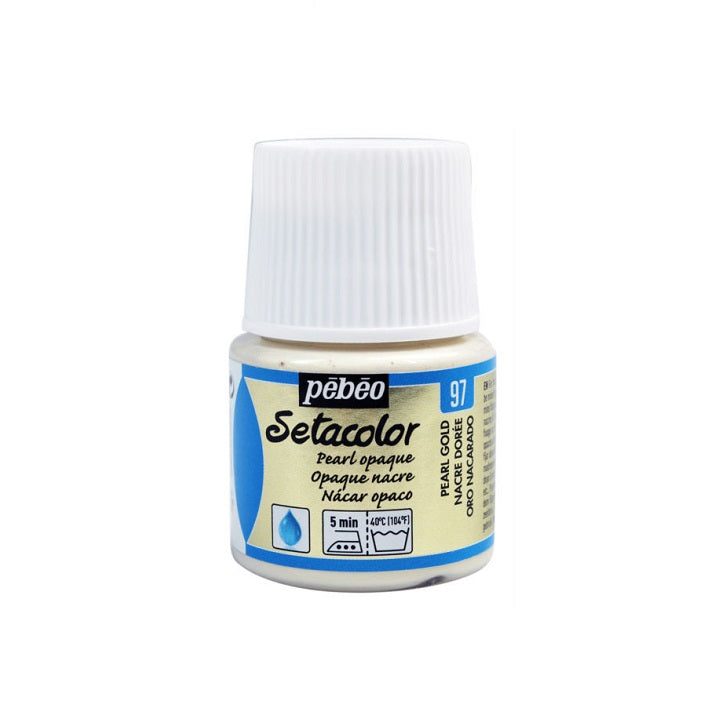 Colore per tessuti Pebeo Setacolor Opaque Pearl 45 ml | colori diversi