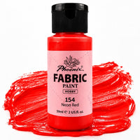 Colore per tessuti Phoenix 59 ml | colori diversi – rosso / 154