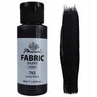 Colore per tessuti Phoenix Nero lampada 59 ml