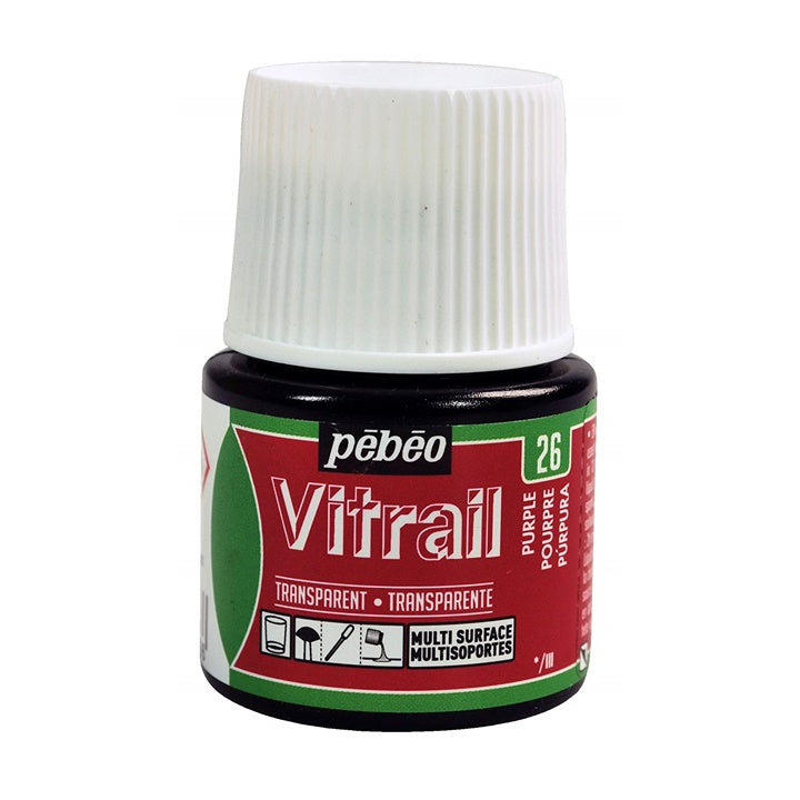 Colore per vetro Pebeo Vitrail 45 ml | colori diversi