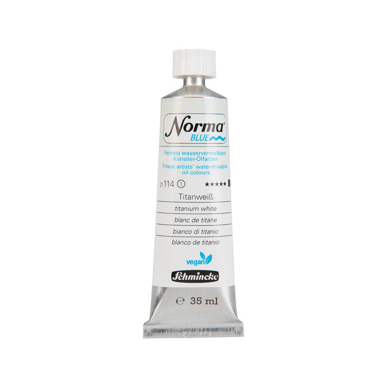 Colori a olio Schmincke Norma Blue 35 ml – 114 Bianco di titanio