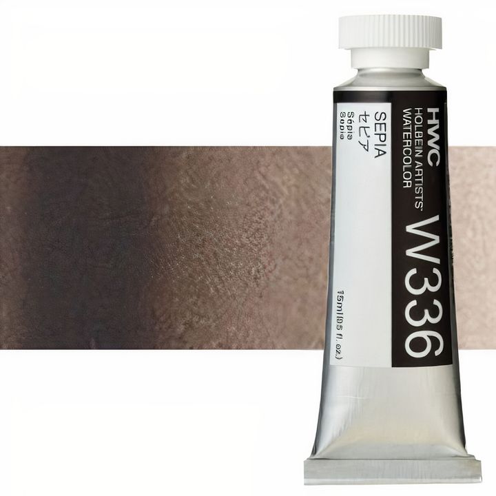 Colori ad acquarello professionali Holbein Artists 15 ml | tonalità marroni — immagine 10