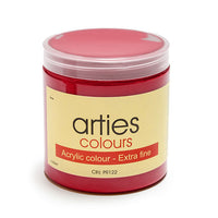 Colori acrilici Arties Colours - 250 ml | colori diversi - Rosso Cadmio Medio Imitazione