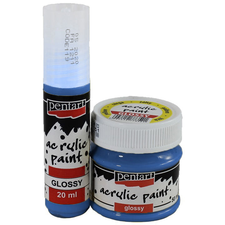 Colori acrilici lucidi 20ml | colori diversi - blu scuro