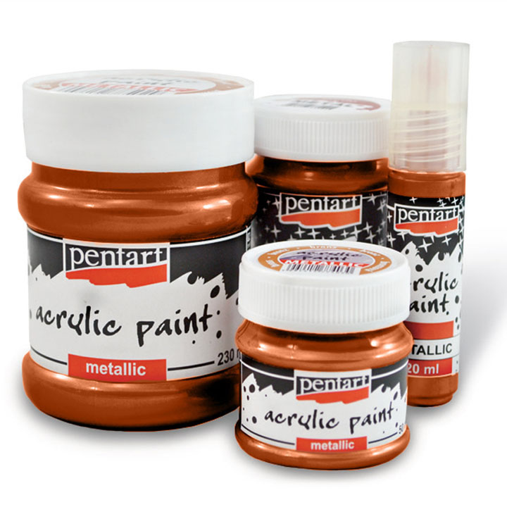 Colori acrilici metallizzati - 20 ml | colori diversi