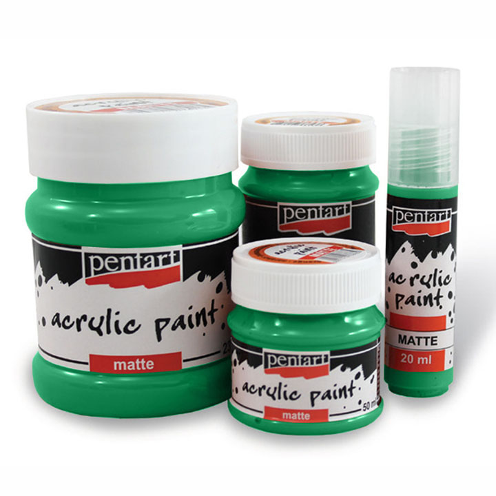Colori acrilici opachi - 230 ml | colori diversi - verde