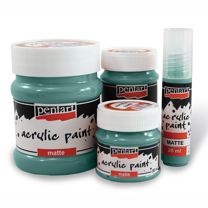 Colori acrilici opachi - 230 ml | colori diversi - verde country
