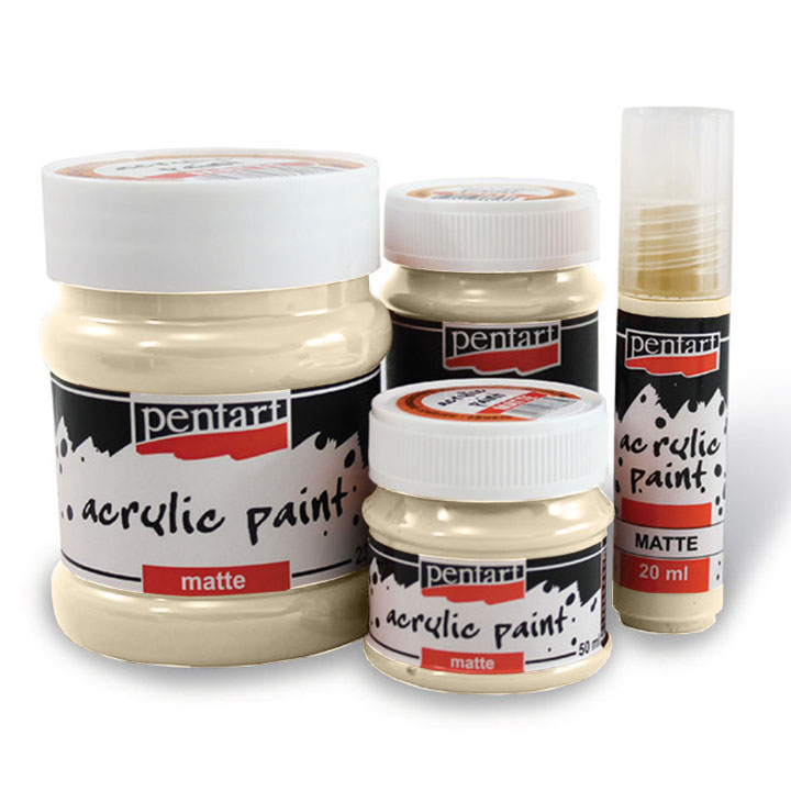 Colori acrilici opachi - 230 ml | colori diversi - rosa country