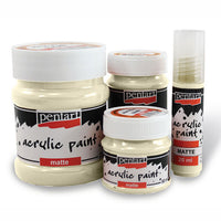 Colori acrilici opachi - 230 ml | colori diversi - avorio