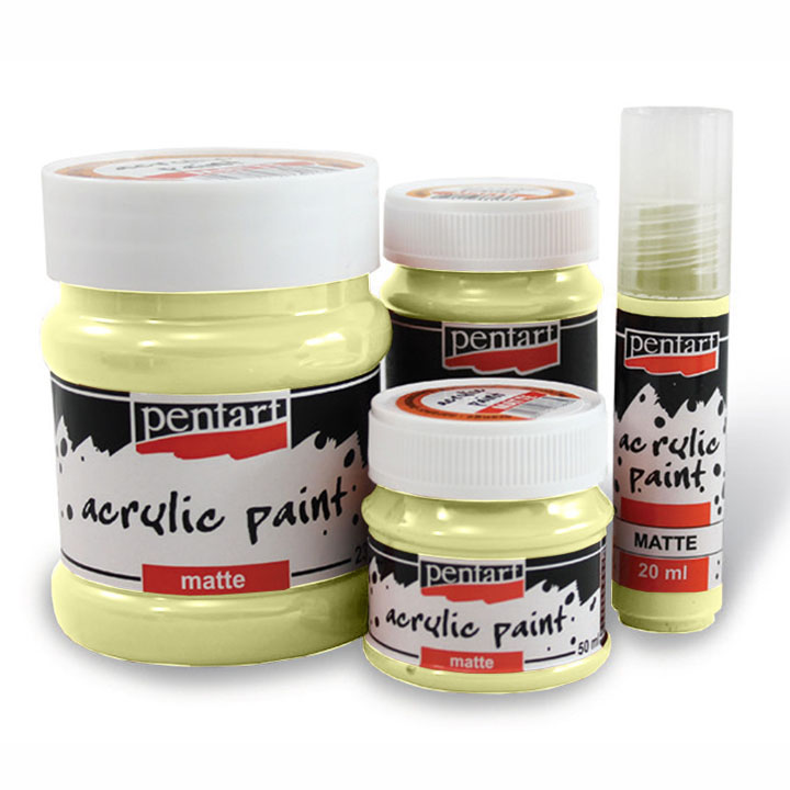 Colori acrilici opachi - 230 ml | colori diversi - burro