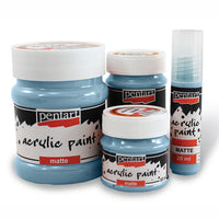 Colori acrilici opachi - 230 ml | colori diversi - blu country