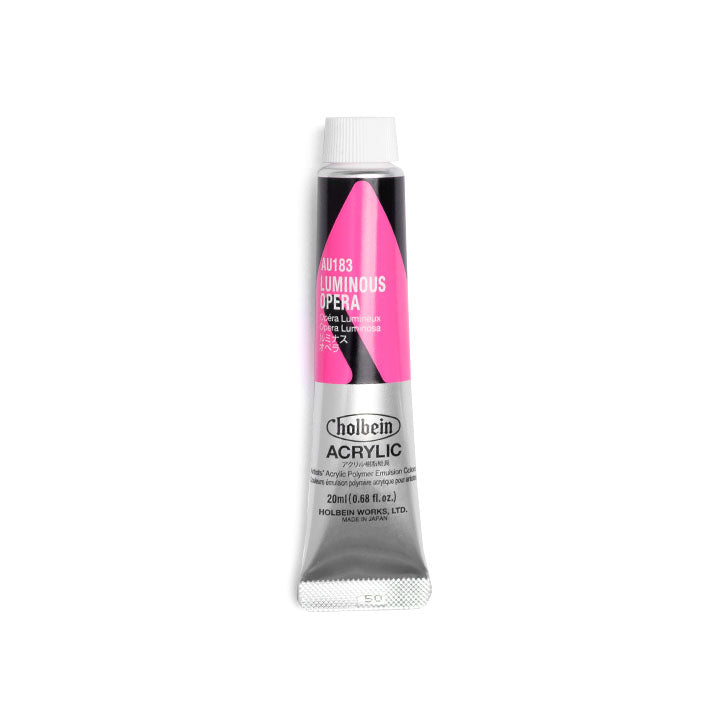 Colori acrilici professionali Heavy Body - Holbein - sfumature fosforescenti | colori diversi