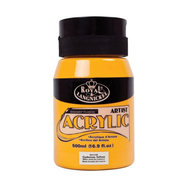 Colori acrilici  Royal Essentials 500 ml | sceglie tonalità - Giallo Cadmio