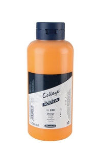 Colori acrilici Schmincke College Acrylic 750 ml – 240 Arancione