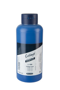 Colori acrilici Schmincke College Acrylic 750 ml – 430 Ciano College