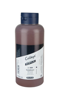 Colori acrilici Schmincke College Acrylic 750 ml – 630 Bruno scuro
