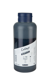 Colori acrilici Schmincke College Acrylic 750 ml – 710 Nero