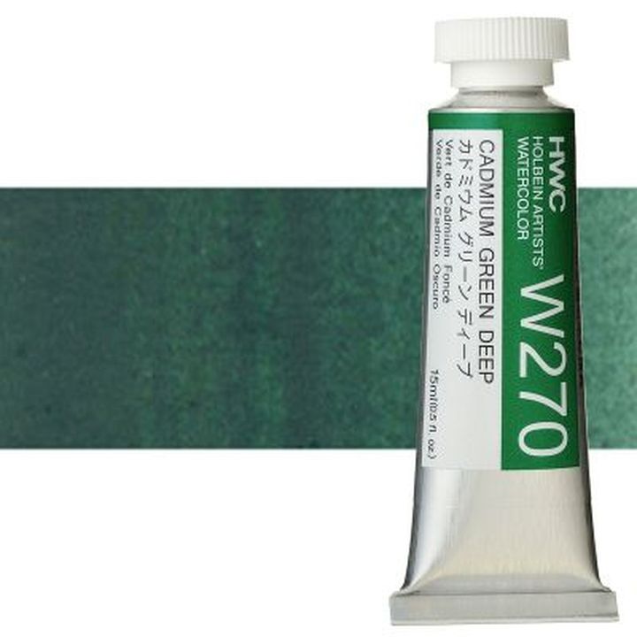 Colori ad acquarello professionali Holbein Artists 15 ml | tonalità verdi — immagine 13