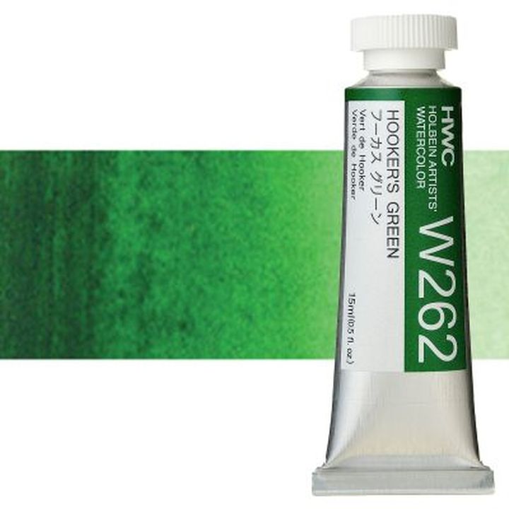 Colori ad acquarello professionali Holbein Artists 15 ml | tonalità verdi — immagine 6