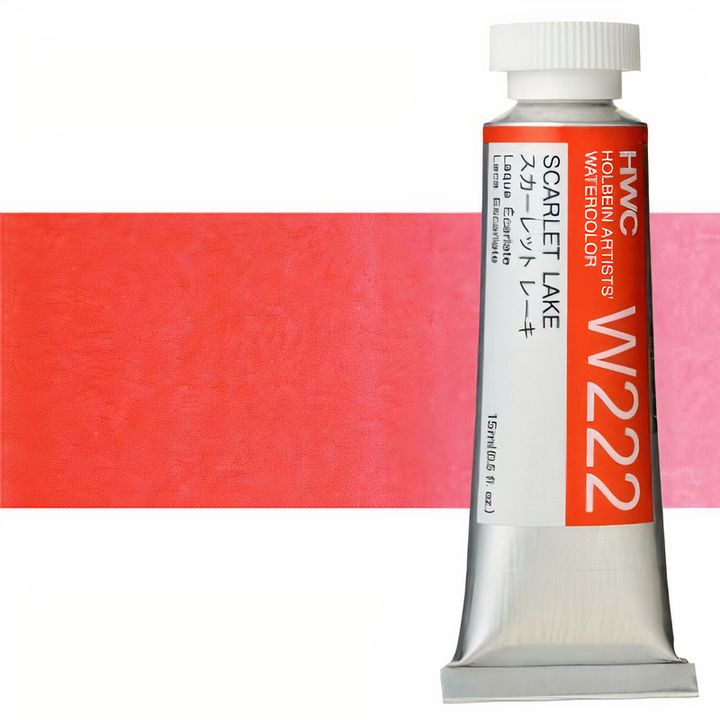 Colori ad acquarello professionali Holbein Artists 15 ml | tonalità rosse — immagine 18