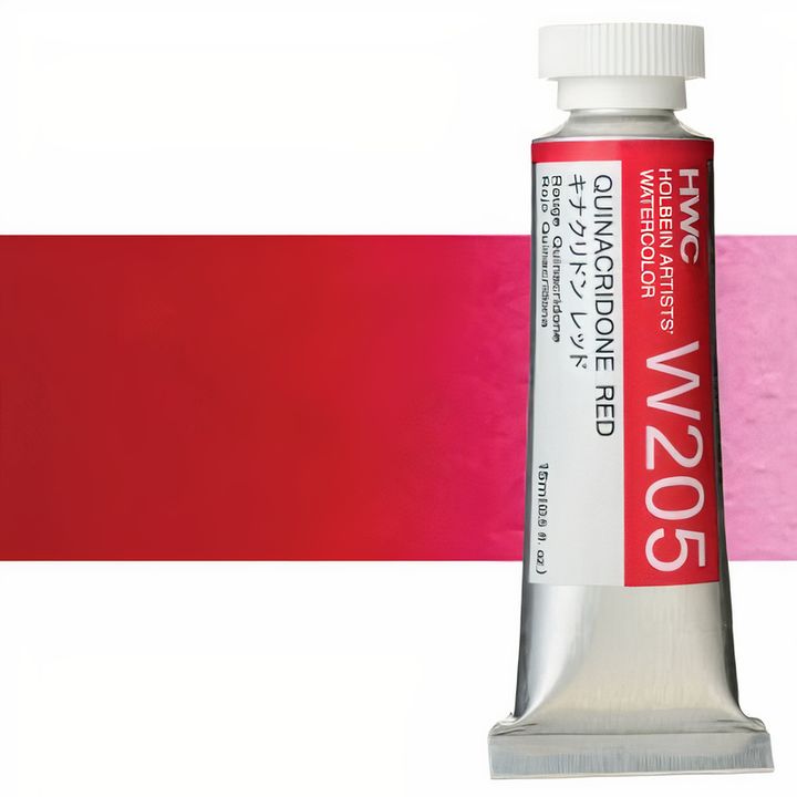Colori ad acquarello professionali Holbein Artists 15 ml | tonalità rosse — immagine 3