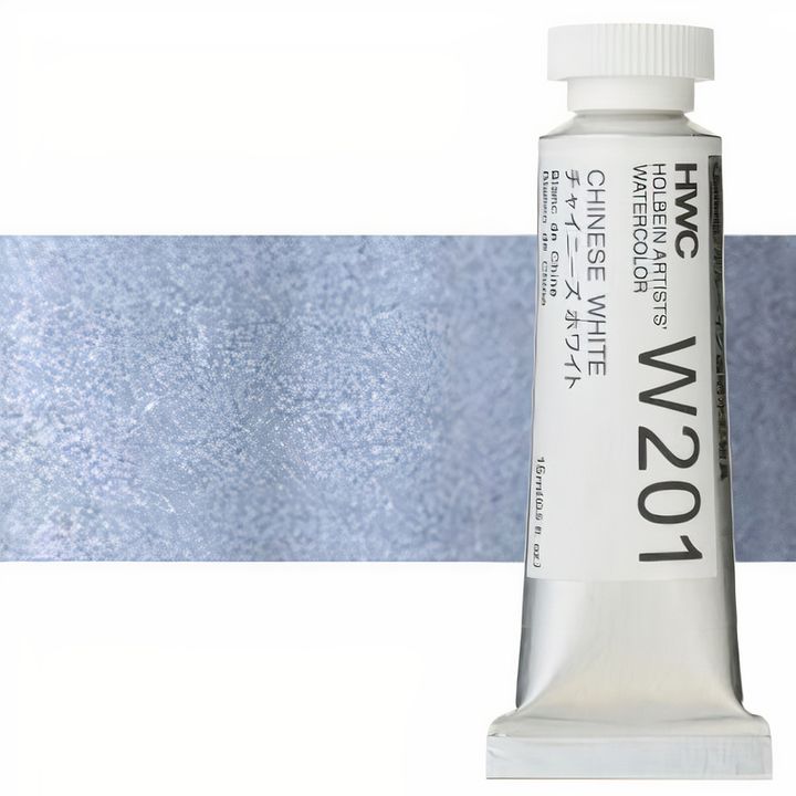 Colori ad acquarello professionali Holbein Artists 15 ml | tonalità bianche e nere — immagine 1