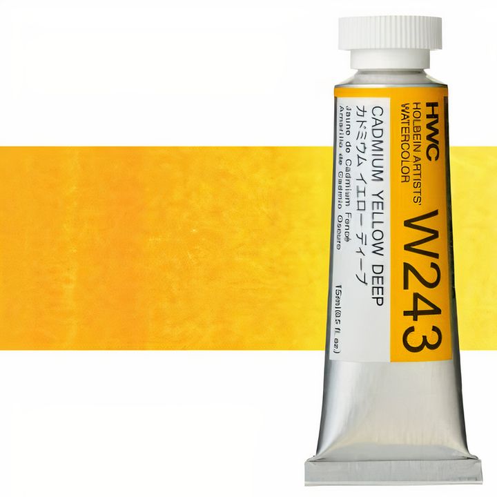 Colori ad acquarello professionali Holbein Artists 15 ml | tonalità gialle — immagine 16