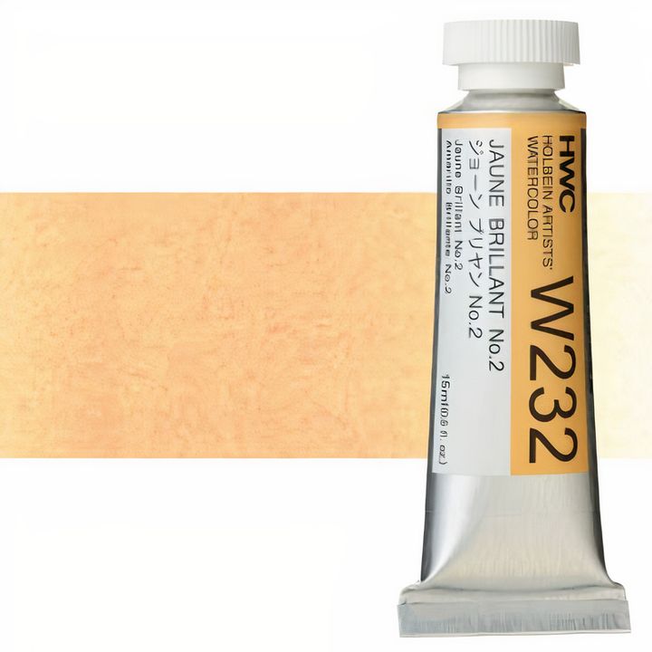 Colori ad acquarello professionali Holbein Artists 15 ml | tonalità gialle — immagine 5