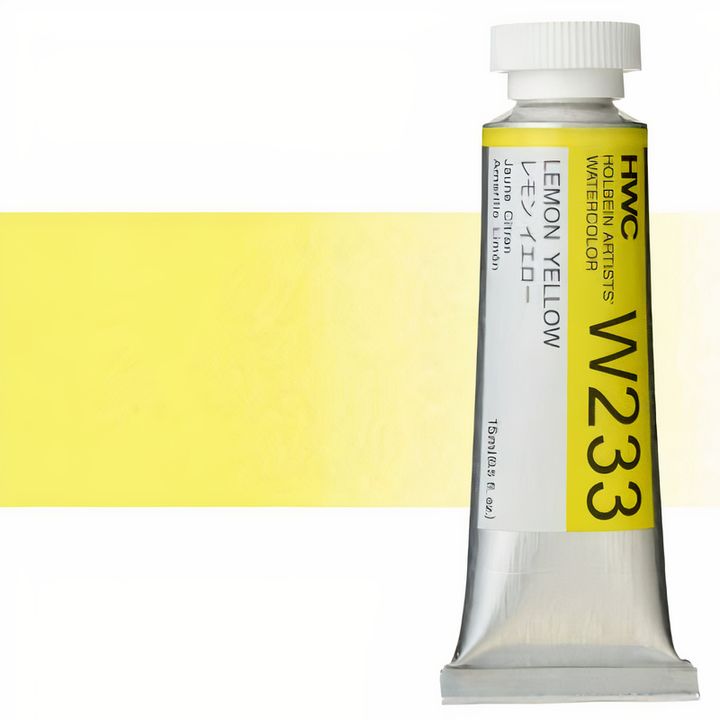 Colori ad acquarello professionali Holbein Artists 15 ml | tonalità gialle — immagine 6