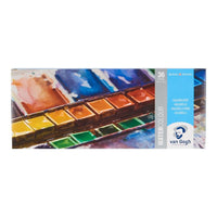 Colori ad acquerello in una scatola di metallo Van Gogh | scegli un set