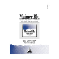 Colori ad acquerello MAIMERI Blu – mezzo godet 1,5 ml – Blu maiolica
