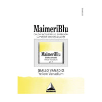 Colori ad acquerello MAIMERI Blu – mezzo godet 1,5 ml – Giallo di Vanadio