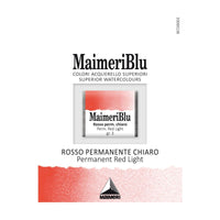 Colori ad acquerello MAIMERI Blu – mezzo godet 1,5 ml – Rosso permanente chiaro
