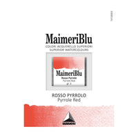 Colori ad acquerello MAIMERI Blu – mezzo godet 1,5 ml – Rosso pirrolo