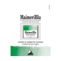 Colori ad acquerello MAIMERI Blu – mezzo godet 1,5 ml – Verde cobalto chiaro