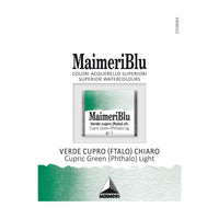 Colori ad acquerello MAIMERI Blu – mezzo godet 1,5 ml – Verde rame chiaro