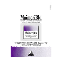 Colori ad acquerello MAIMERI Blu – mezzo godet 1,5 ml – Violetto blu permanente