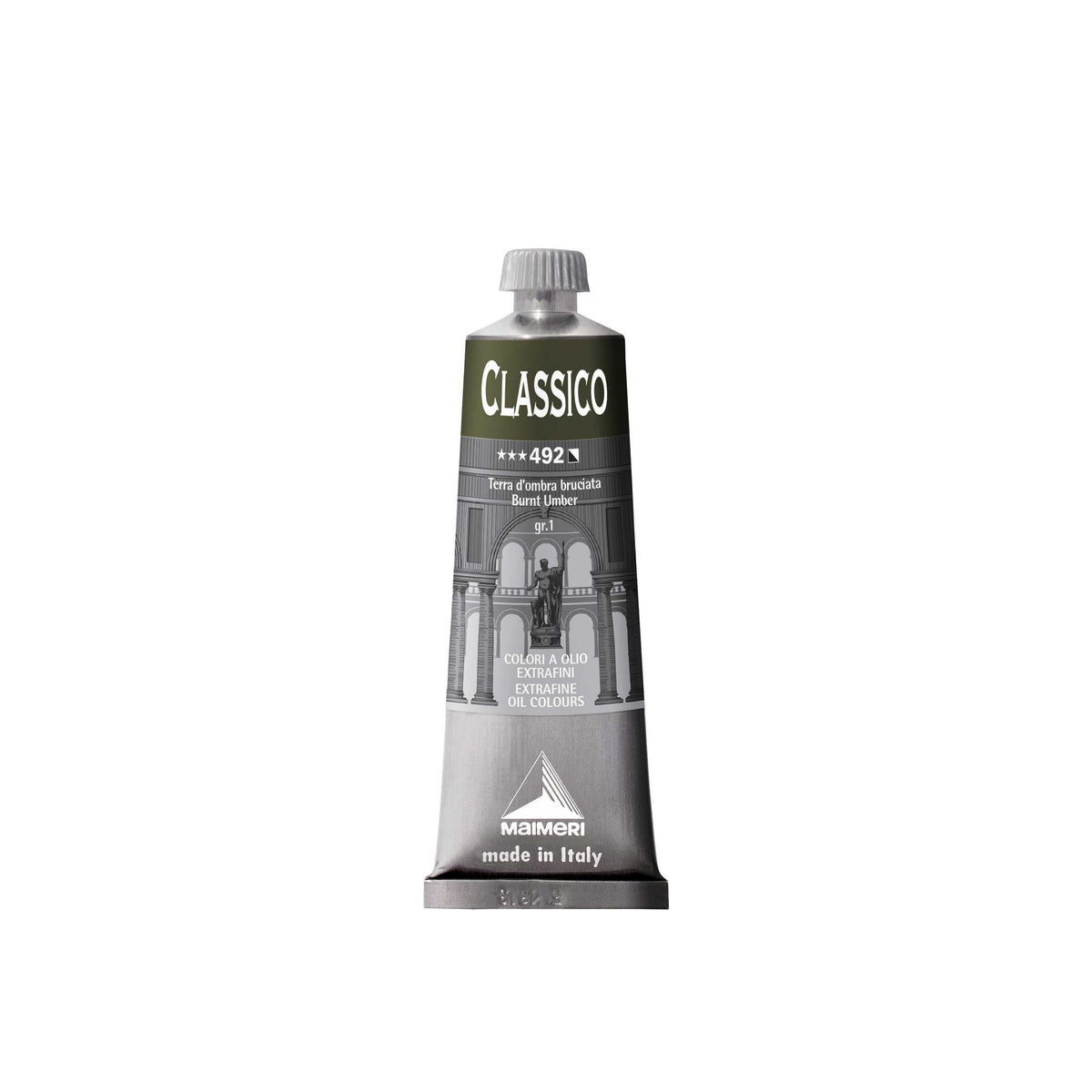 Colori ad olio MAIMERI Classico 60 ml | scegli tonalità – Terra d'ombra bruciata