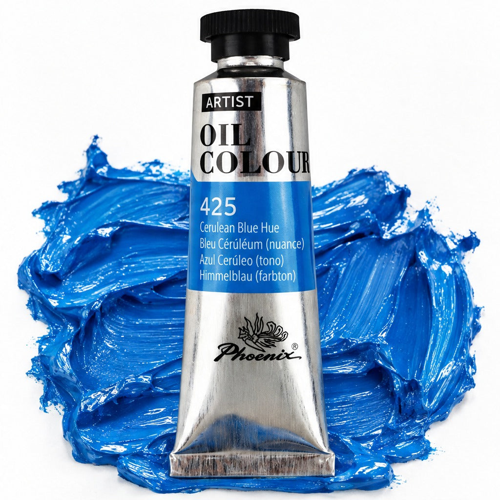 Colori ad olio Phoenix - 40 ml | 425 Blu ceruleo (imitazione)