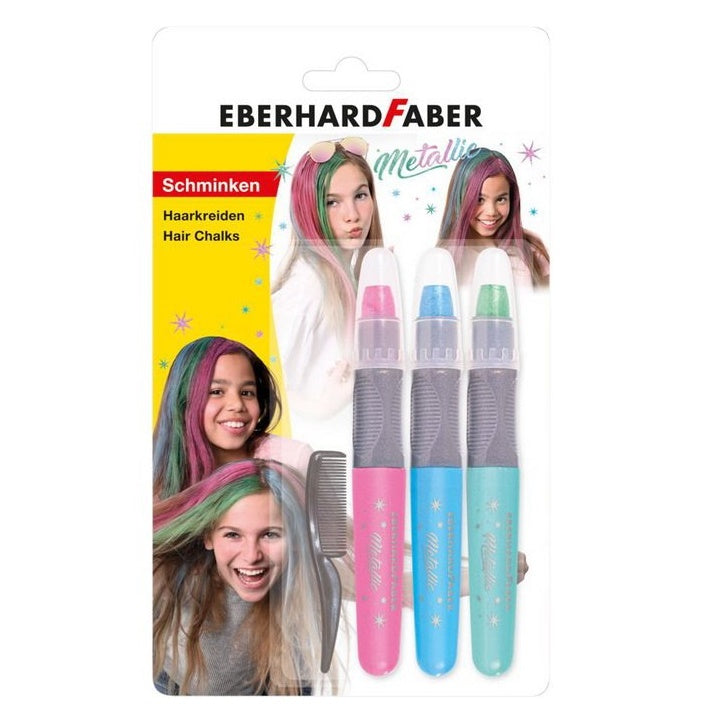 Colori per capelli 3 tonalità e pettine | varie tonalità