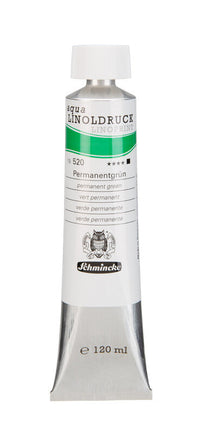 Colori per linoleografia Schmincke aqua-LINOPRINT 120 ml – 520 Verde permanente
