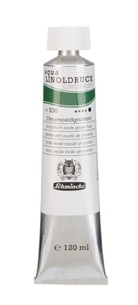 Colori per linoleografia Schmincke aqua-LINOPRINT 120 ml – 530 Verde ossido di cromo imitazione