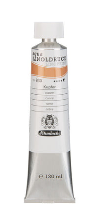 Colori per linoleografia Schmincke aqua-LINOPRINT 120 ml – 830 Rame