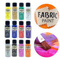 Colori per tessuti Phoenix 12 x 59 ml | colori diversi