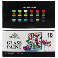 Colori per vetro Phoenix - 18 x 30 ml