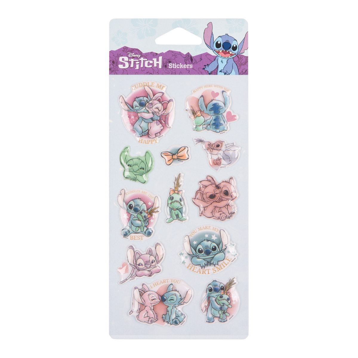 Colorino Adesivi Pop-Up Stitch Pastel 3, motivi assortiti