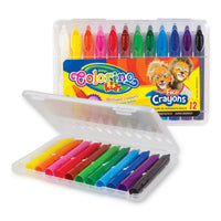 Colorino colori per il viso in stick con custodia – 12 colori