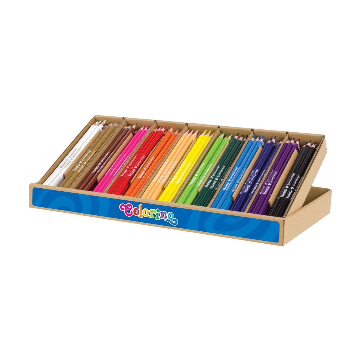 Colorino Dreikant-Buntstifte BIG BOX, 14 Farben